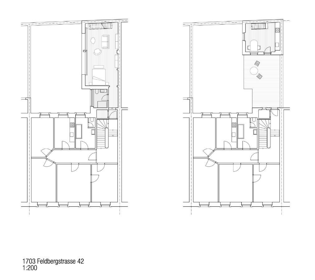 Feldberg Atelier - Courtyard Maisonette バーゼル エクステリア 写真